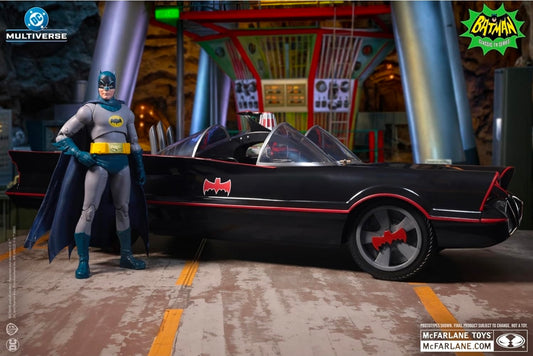 Batmobile De Coleccion Batman TV Series 66 Dc Multiverse Mcfarlane 53 Cm