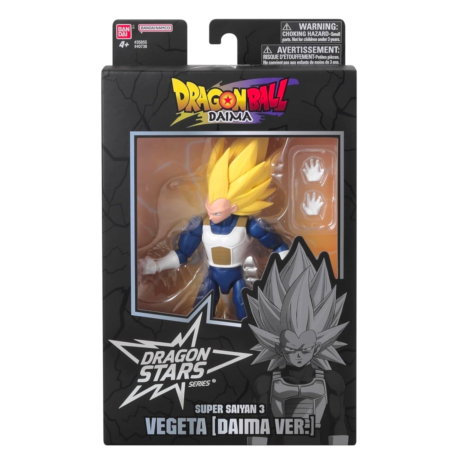 Vegeta Ssj 3 Figura de Accion Dragon Ball Daima Dragon Stars Bandai 15 Cm