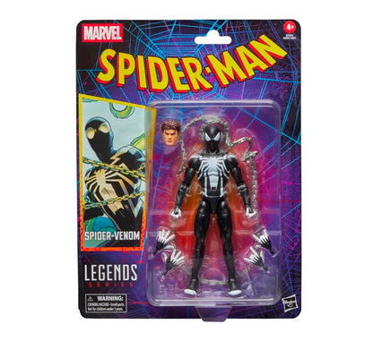 Spider Venom Figura de Acción Spiderman Marvel Legends Retro 15 Cm