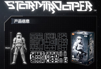 Stormtrooper Figura de Acción Star Wars Model Kit Blokees Champion Class 14 Cm
