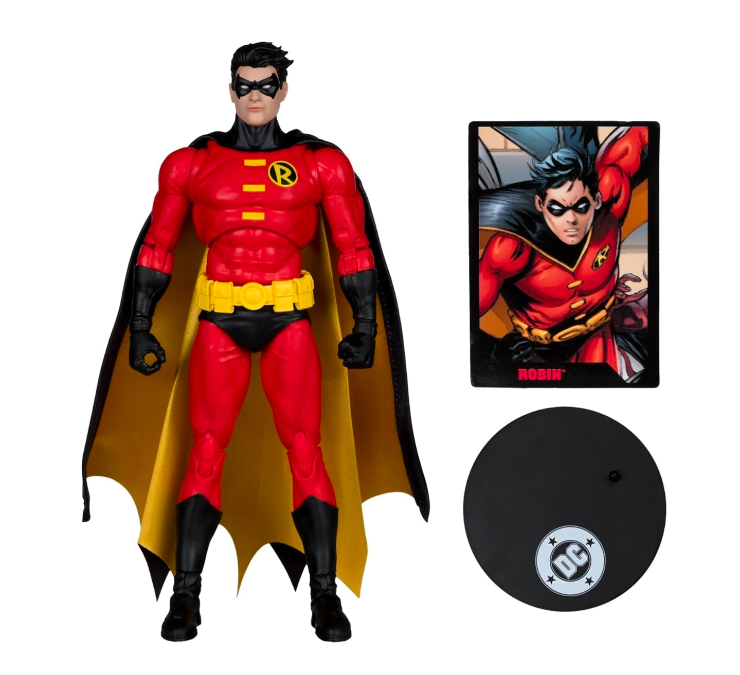 Robin Figura de Accion Teen Titans Reborn #41 Mcfarlane Toys Page Punchers 17 Cm