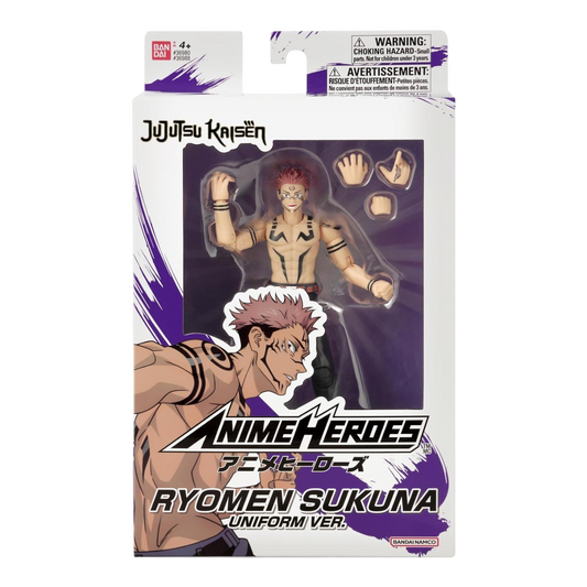 Ryomen Sukuna Figura de Acción Jujutsu Kaisen Anime Heroes Bandai 16 Cm