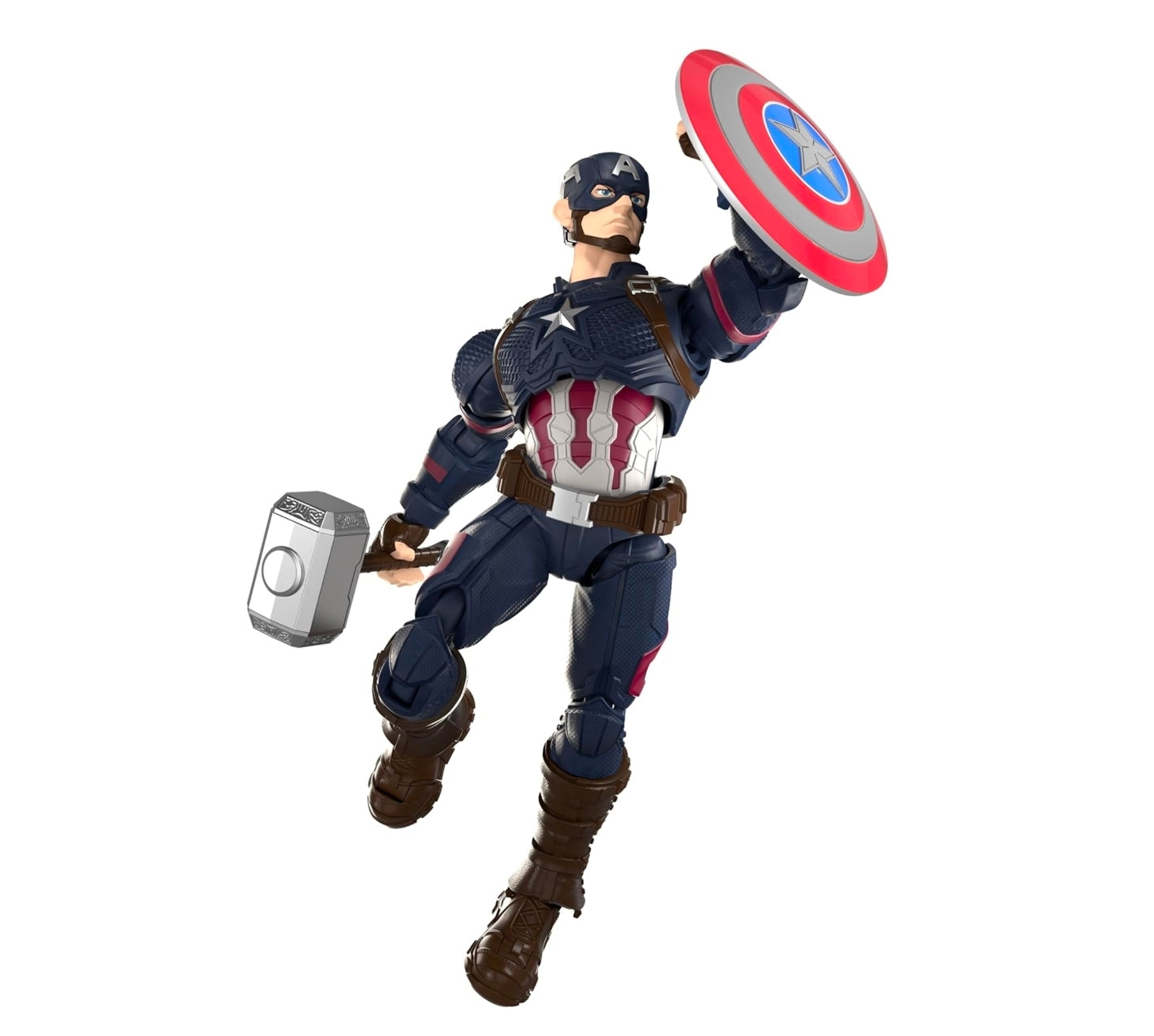 Capitan America Figura de Accion Marvel The Infinity Saga Blokees Champion Class 14 Cm