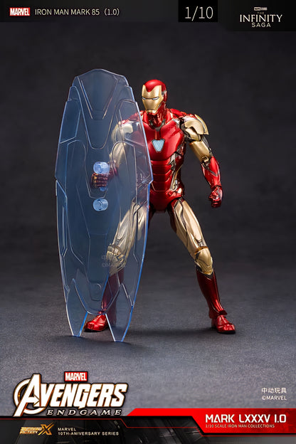 Iron Man Mark 85 Figura de Accion Avengers Endgame Infinity Saga Zd Toys 18cm