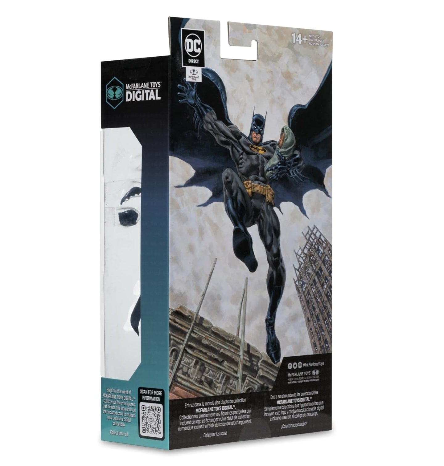 Batman Figura de Accion No Man's Land DC Mcfarlane Toys Digital 18cm