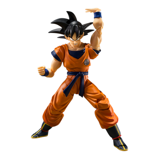 Son Goku The Lowest Born Saiyan Figura De Acción Dragon Ball SH Figuarts Bandai 15 Cm