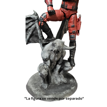 Gargola Grande Para Figuras de Acción 1/12 y 1/10 Estilo Piedra 21.5 Cm