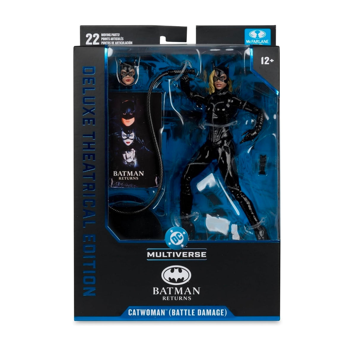 Catwoman Battle Damaged Figura de Accion Batman Returns Deluxe Theatrical Edition Mcfarlane 18 Cm