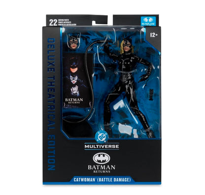 Catwoman Battle Damaged Figura de Accion Batman Returns Deluxe Theatrical Edition Mcfarlane 18 Cm