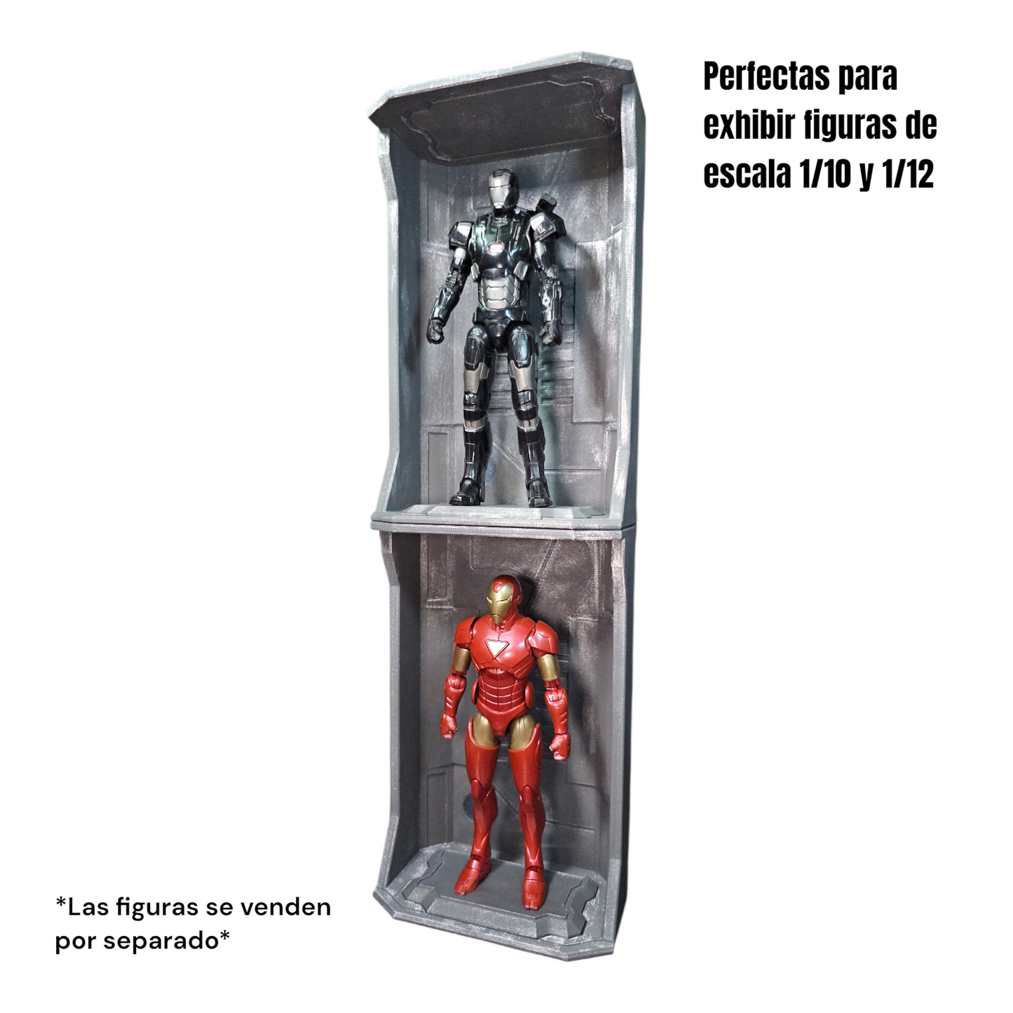 Hall Of Armours Modular para Exhibir Figuras de Accion Marvel Legends, Mafex, Sh Figuarts, Mcfarlane, Neca, Etc.