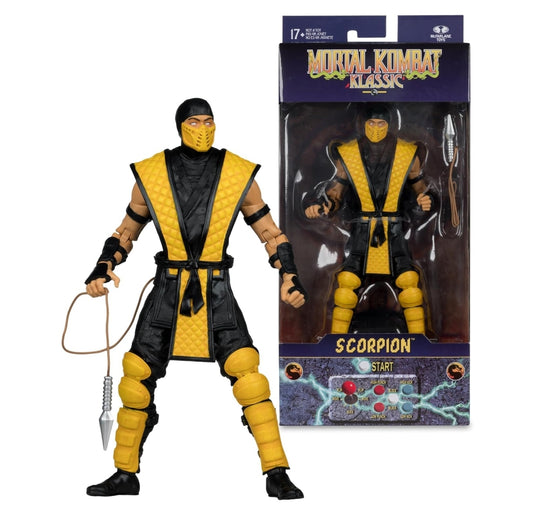 Scorpion Figura de Accion Mortal Kombat Klassic Mcfarlane Toys 17cm