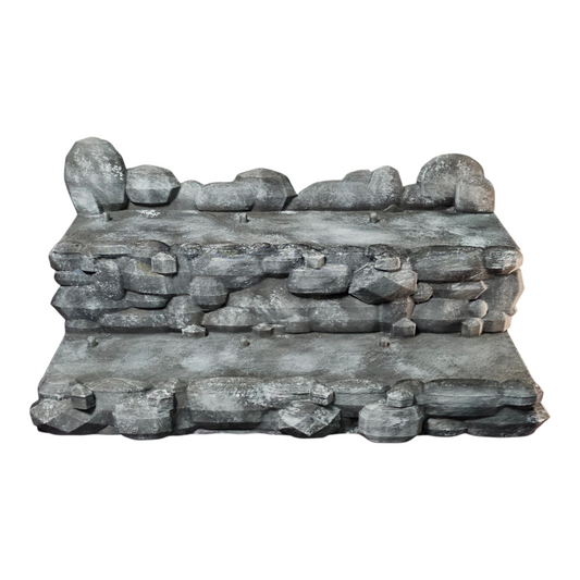 Base Organizadora 2 Niveles para Figuras de Acción 1/10 y 1/12 Estilo Rocoso 21.5 Cm