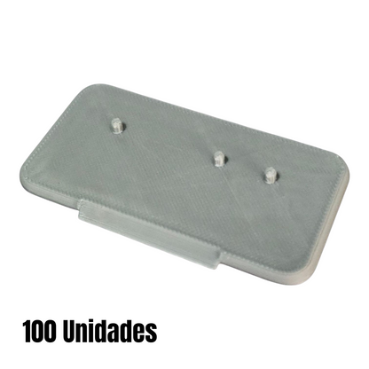 Base Rectangular 3 pines para figuras de Acción - Exhibición Colección Marvel Legends, Mcfarlane, Jada Toys, Black Series, Neca, Etc.