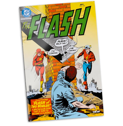 The Flash Barry Allen Figura de Accion DC Comics #123 Mcfarlane Page Punchers 17 cm