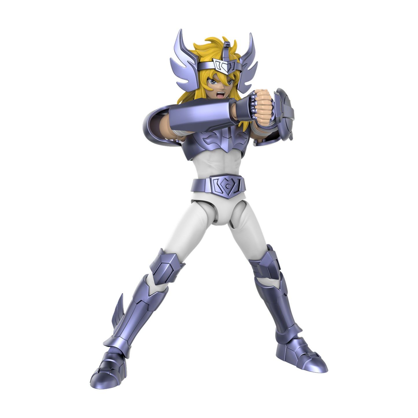Cygnus Hyoga Figura de Accion Model Kit Champion Class Saint Seiya Blokees 15 Cm