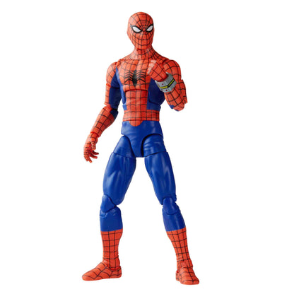 Spiderman Japanese Amazing Years Figura De Acción Spiderman Anniversary 60 Comics Classic Marvel Legends Hasbro 16 Cm