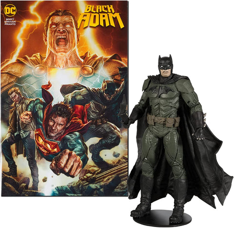Batman Figura De Acción Comic Black Adam Justice League DC Direct Mcfarlane Toys 18 Cm