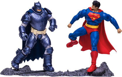 Superman Vs Batman Armored Figura de Acción DC Multiverse Mcfarlane Toys 18 Cm