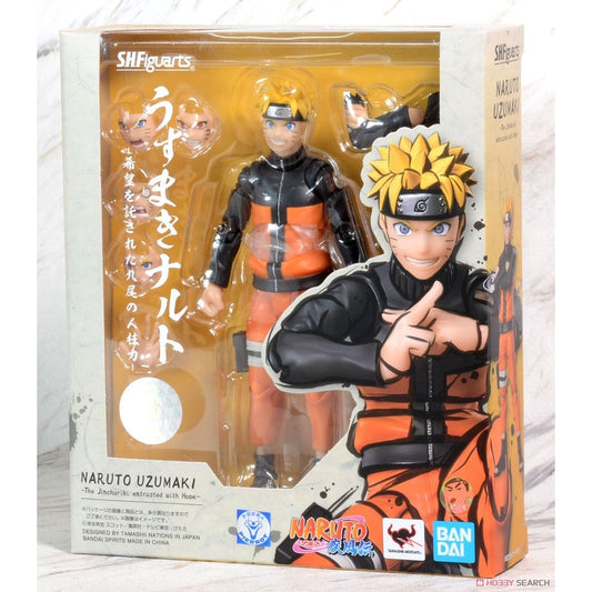 Naruto Uzumaki The Jinchuriki Entrusted With Hope Figura de Acción Sh Figuarts Bandai 15 Cm