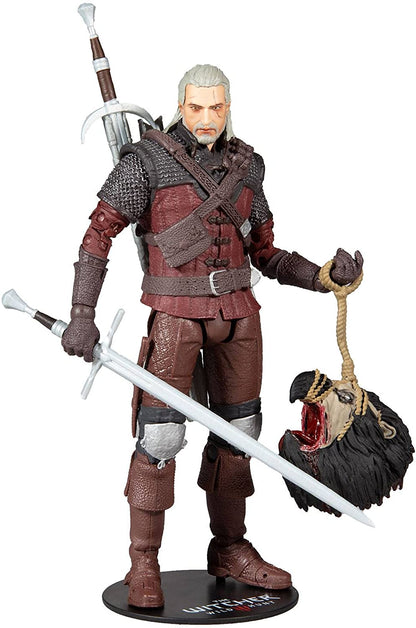Geralt De Rivia Wolf Armor Figura De Acción The Witcher Mcfarlane Toys 18 Cm