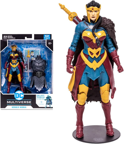 Wonder Woman Endless Winter Figura de Accion Dc Liga De La Justicia Mcfarlane Toys 18 Cm
