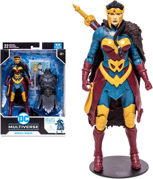 Wonder Woman Endless Winter Figura de Accion Dc Liga De La Justicia Mcfarlane Toys 18 Cm