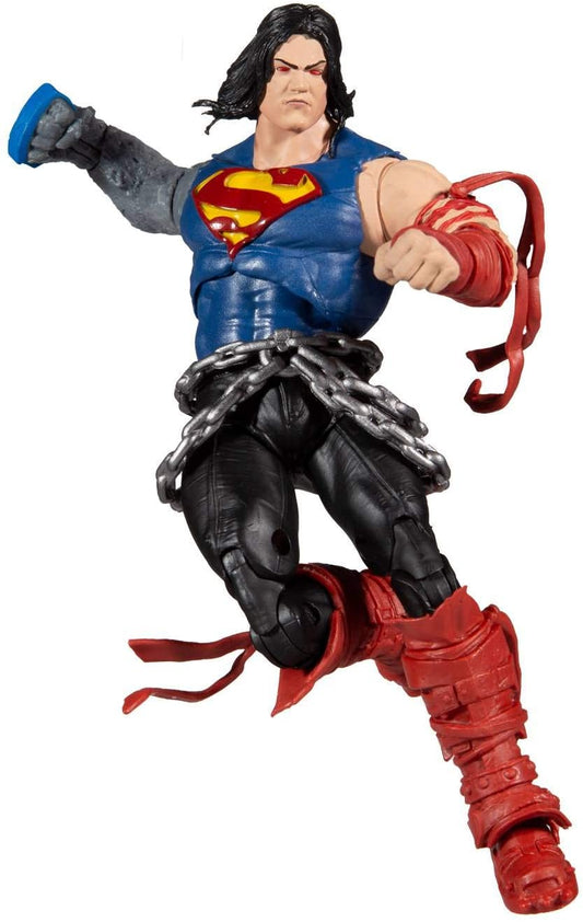 Superman Death Metal Figura de Acción Dc Multiverse Mcfarlane Toys BAF Darkfather18 Cm