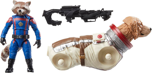 Rocket Figura De Acción Guardians Of The Galaxy Volume 3 Marvel Legends Hasbro 16 Cm BAF Cosmo