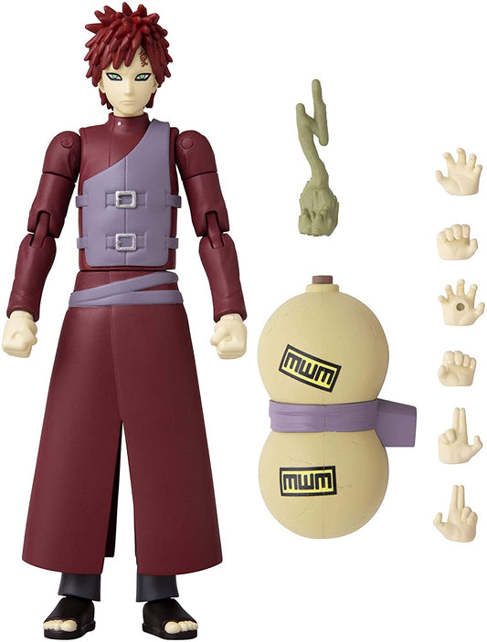 Gaara Figura de Acción Naruto Shippuden Anime Heroes Bandai 16 Cm