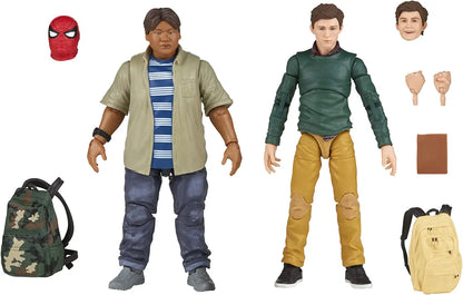 Pack Peter Parker y Ned Leeds Figura De Acción Spiderman Homecoming Marvel Legends Hasbro 17 Cm