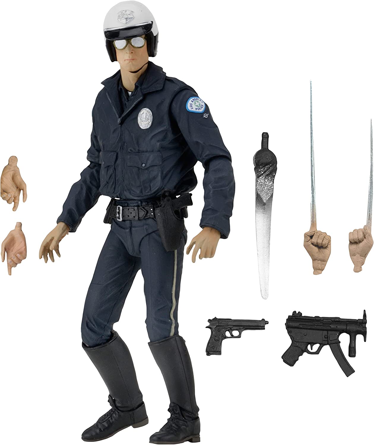 T-1000 Motorcycle Cop Figura De Acción Terminator 2 Judgemente Day Neca 18 Cm