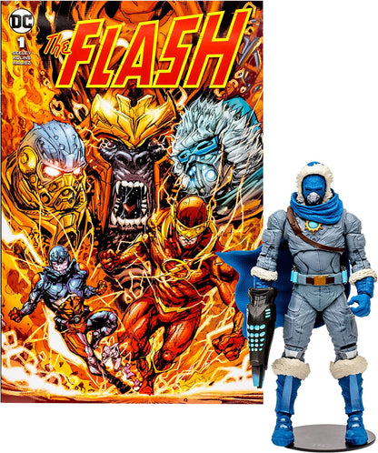 Captain Cold Figura De Acción The Flash Comic Wave Dc Mcfarlane Toys 18 Cm