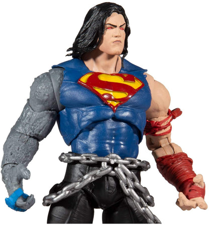 Superman Death Metal Figura de Acción Dc Multiverse Mcfarlane Toys BAF Darkfather18 Cm