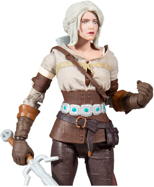 Ciri The Witcher Geralt Figura De Acción Mcfarlane Toys 18 Cm