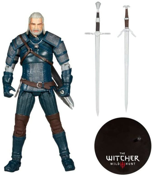 Geralt de Rivia Viper Armor Figura de acción The Witcher CD Project Red McFarlane toys 18 Cm