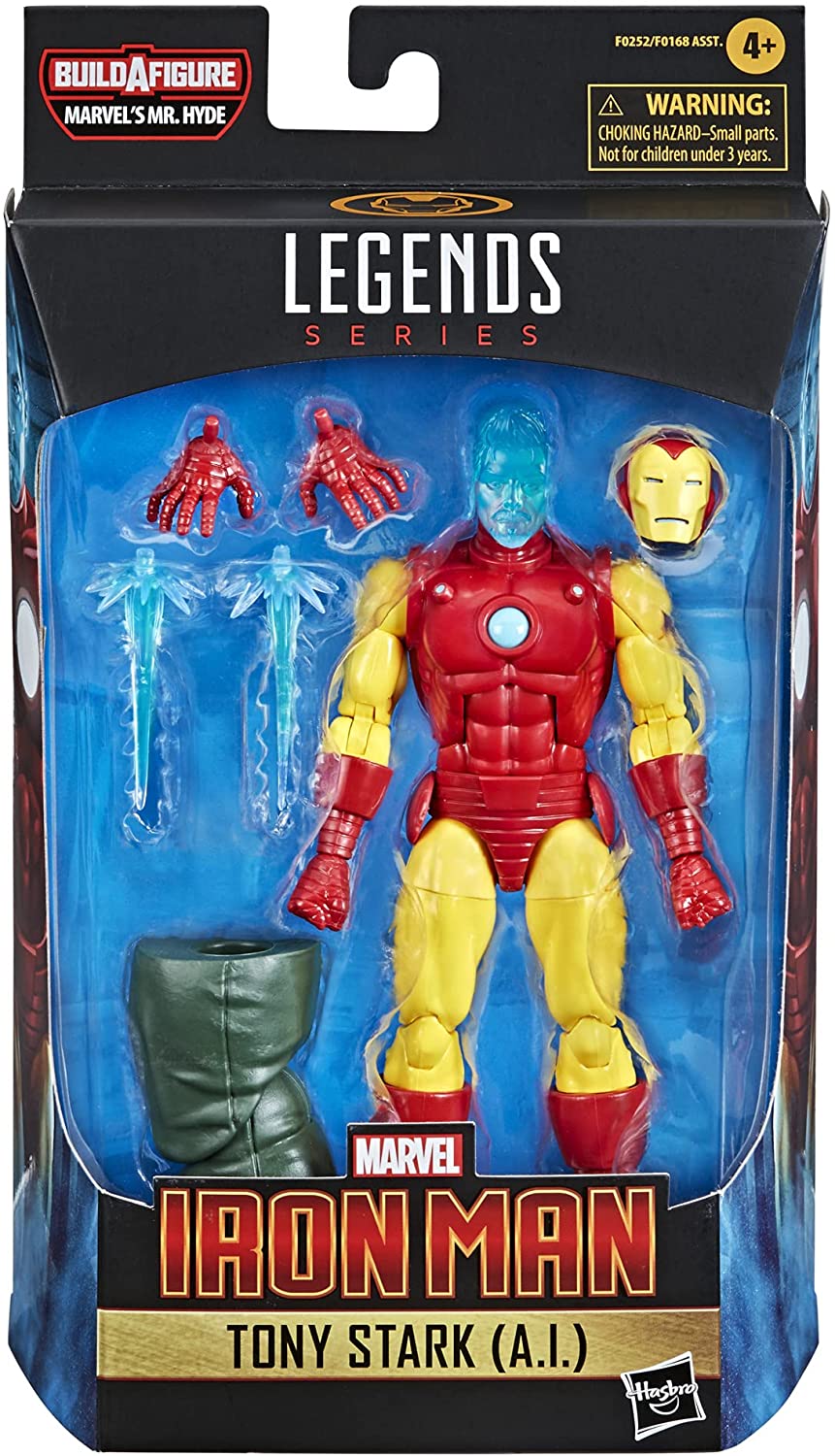 Iron Man Tony Stark IA Figura De Acción Avengers Marvel Legends 17 Cm