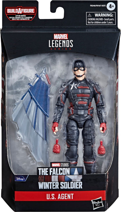 US Agent Figura De Acción Avengers Falcon and The Winter Soldier Marvel Legends Hasbro 16 Cm