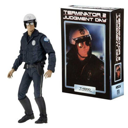T-1000 Motorcycle Cop Figura De Acción Terminator 2 Judgemente Day Neca 18 Cm