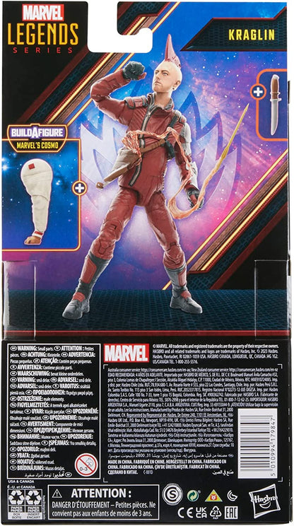 Kraglin Figura De Acción Guardians Of The Galaxy Volume 3 Marvel Legends Hasbro 16 Cm