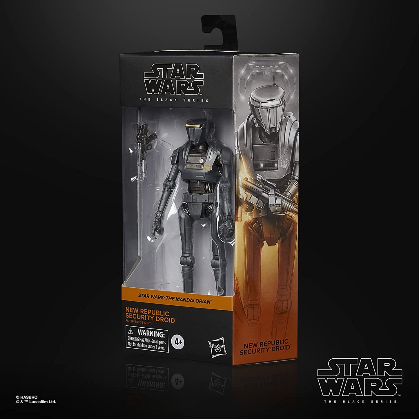 New Republic Security Droid Figura De Acción Star Wars Ther Mandalorian Black Series Hasbro 16 Cm