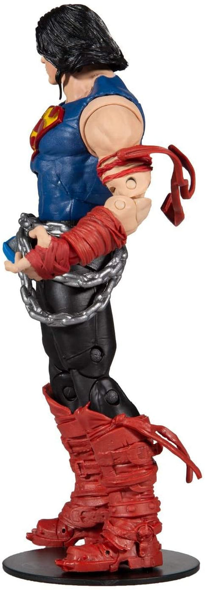Superman Death Metal Figura de Acción Dc Multiverse Mcfarlane Toys BAF Darkfather18 Cm