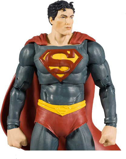 Superman Figura De Acción Comic Black Adam Justice League DC Direct Mcfarlane Toys 18 Cm