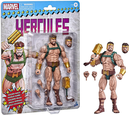 Hércules Figura de Acción Marvel Legends Retro Hasbro 17 Cm