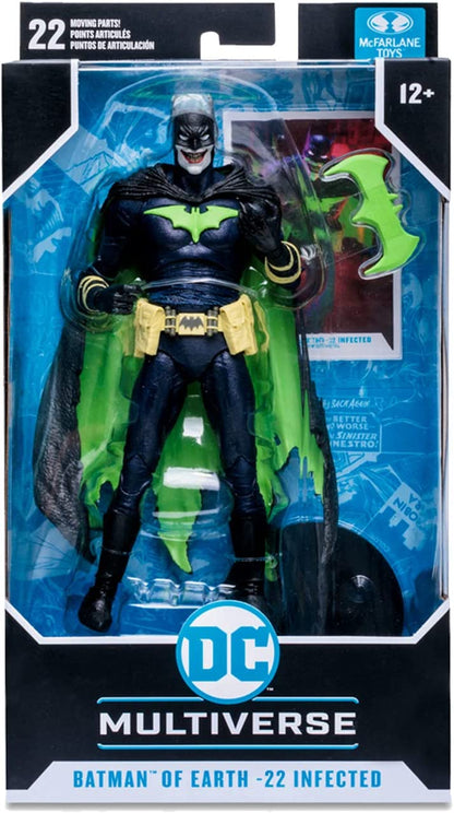 Batman Of Earth 22 Infected Figura De Acción Dark Nights: Metal Dc Multiverse Mcfarlane Toys 18 cm
