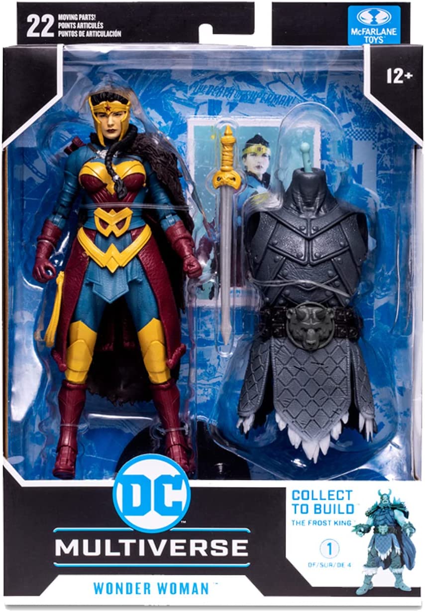 Wonder Woman Endless Winter Figura de Accion Dc Liga De La Justicia Mcfarlane Toys 18 Cm