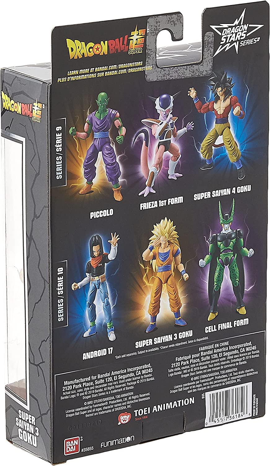 Goku Ssj 3 Figura de Acción Dragon Ball Super Dragon Stars Bandai 16 Cm