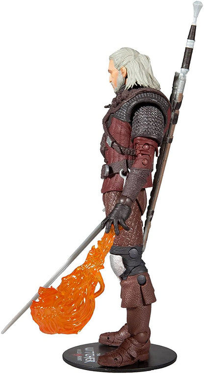Geralt De Rivia Wolf Armor Figura De Acción The Witcher Mcfarlane Toys 18 Cm