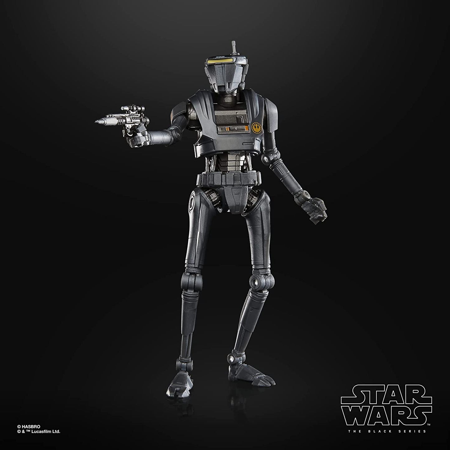 New Republic Security Droid Figura De Acción Star Wars Ther Mandalorian Black Series Hasbro 16 Cm