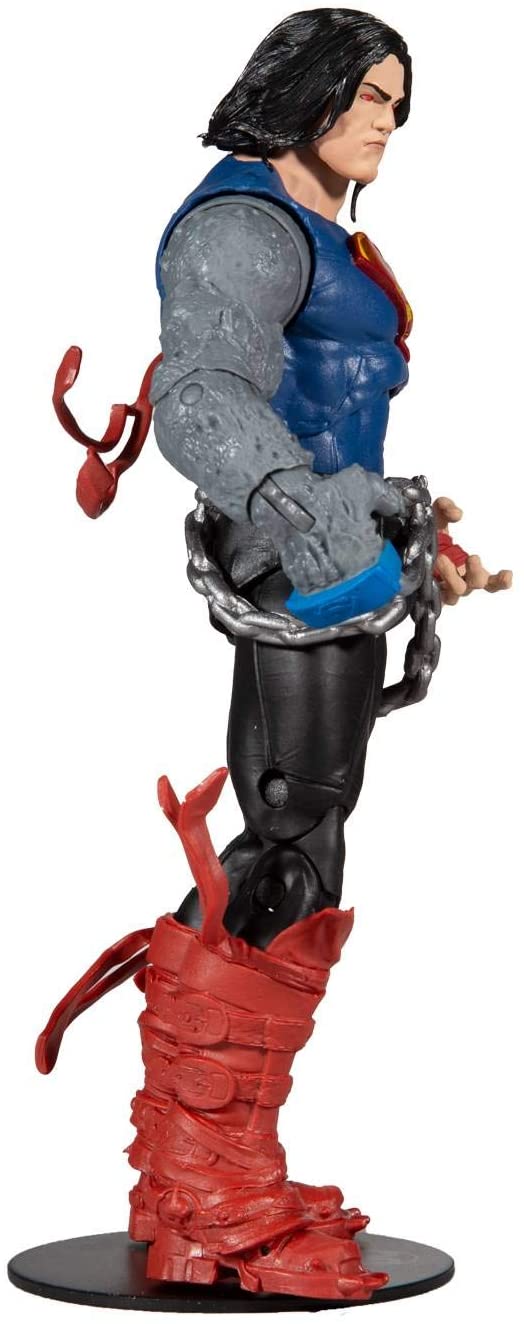 Superman Death Metal Figura de Acción Dc Multiverse Mcfarlane Toys BAF Darkfather18 Cm
