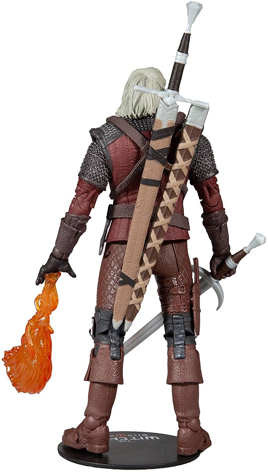 Geralt De Rivia Wolf Armor Figura De Acción The Witcher Mcfarlane Toys 18 Cm
